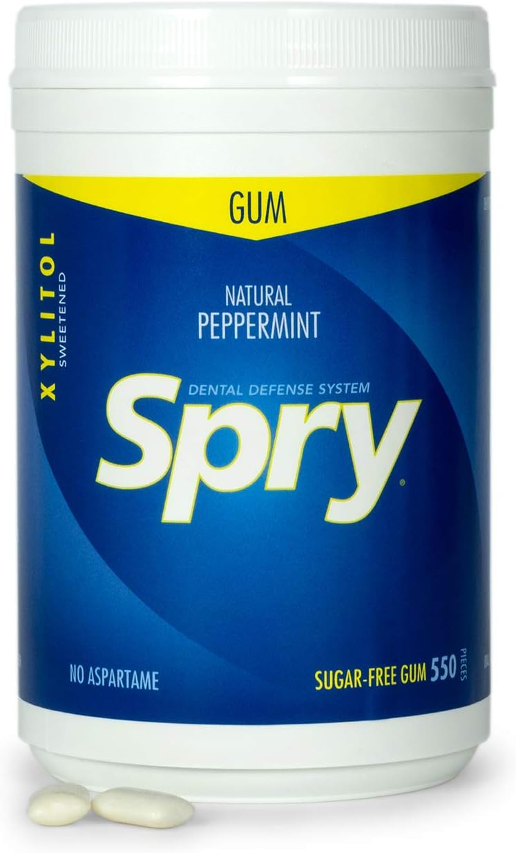 Spry Fresh Natural Peppermint Gum - Sugar Free - Image 5